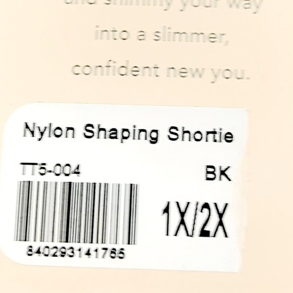 NWT Plus Size 1x essentials 1x 2x Black smooth, Slim shape comfort by Tummy Tank - Picture 4 of 11